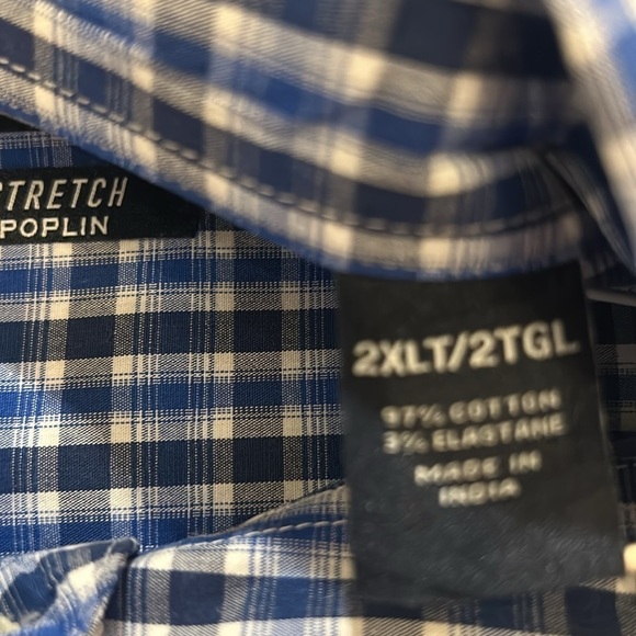 Chaps Stretch Poplin 2XLT - Picture 13 of 14